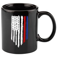 4th Of July Independence Day USA American Flag 11oz C Handle Ceramic Mug