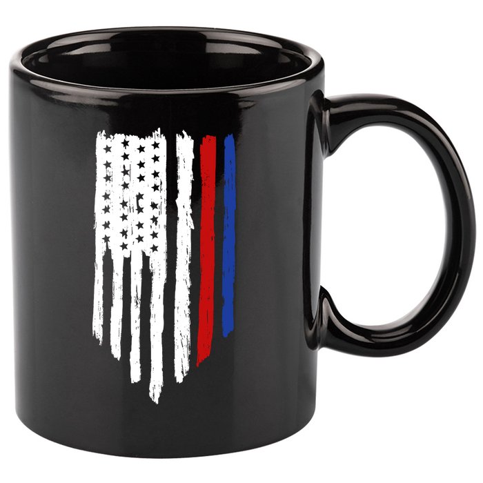 4th Of July Independence Day USA American Flag 11oz C Handle Ceramic Mug
