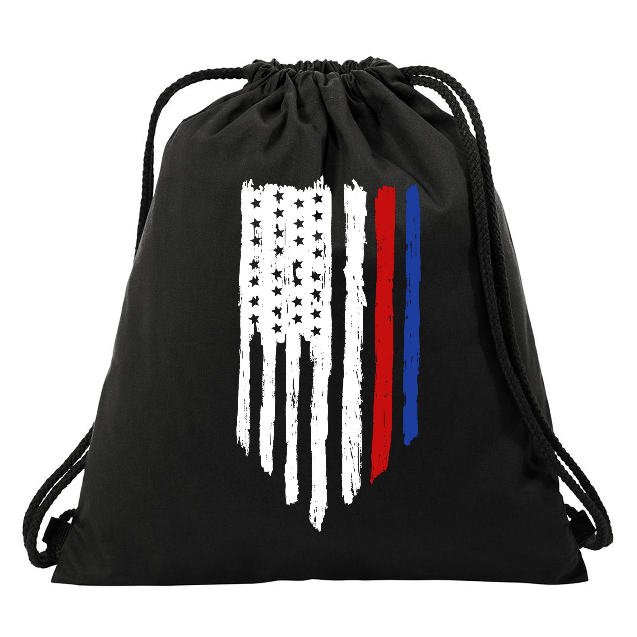 4th Of July Independence Day USA American Flag Drawstring Bag
