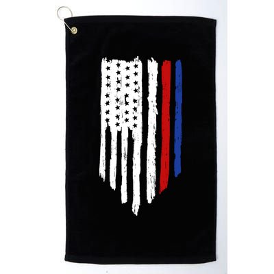 4th Of July Independence Day USA American Flag Golf Towel