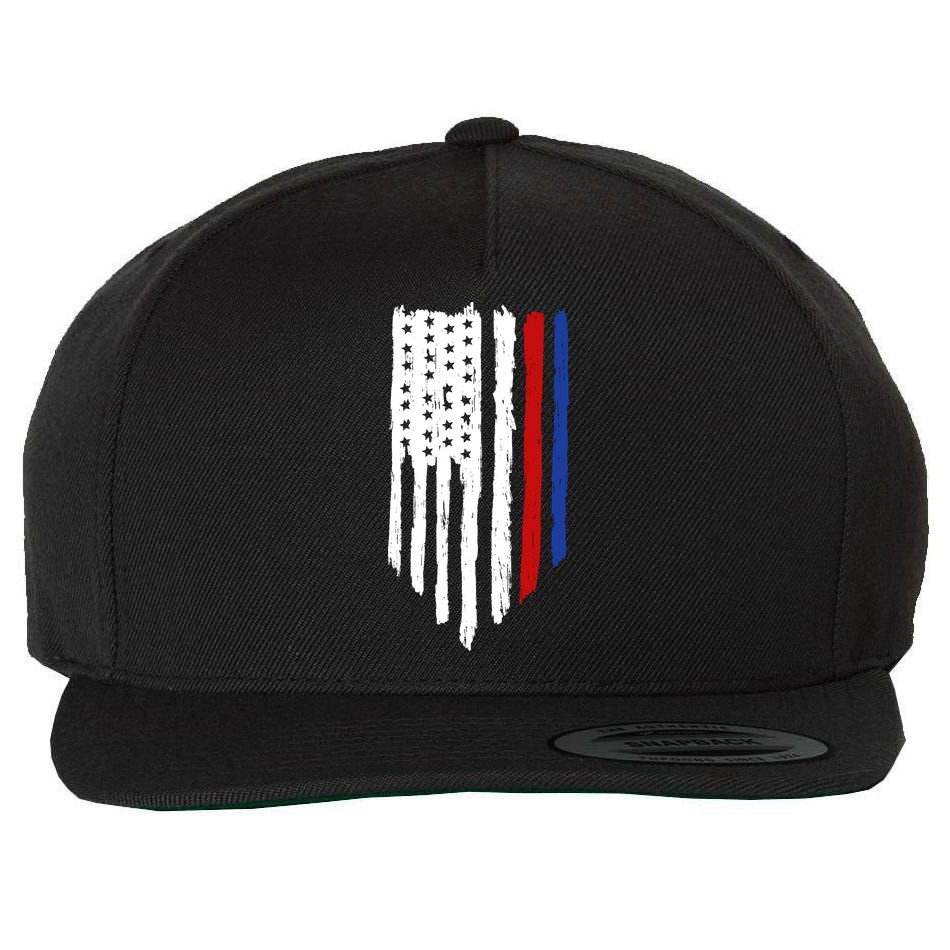 4th Of July Independence Day USA American Flag Wool Snapback Cap