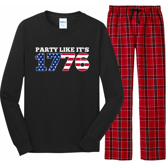 4Th Of July Party Like 1776 4th Of July Long Sleeve Pajama Set