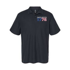 4Th Of July Party Like 1776 4th Of July Softstyle Adult Sport Polo