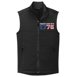 4Th Of July Party Like 1776 4th Of July Collective Smooth Fleece Vest