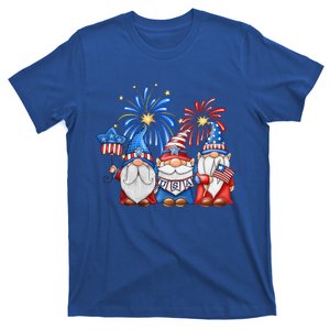 4th Of July American Gnomes Celebrating Independence Day T-Shirt