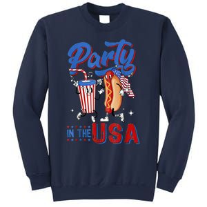 4th Of July Food Party In The USA Funny Hot Dog Lover Shirt Sweatshirt