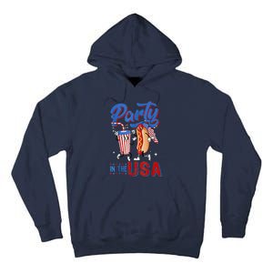 4th Of July Food Party In The USA Funny Hot Dog Lover Shirt Tall Hoodie