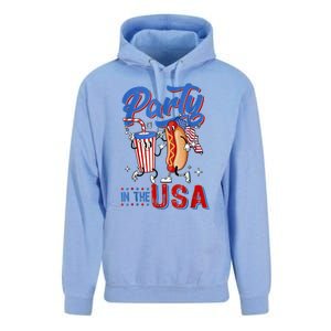 4th Of July Food Party In The USA Funny Hot Dog Lover Shirt Unisex Surf Hoodie