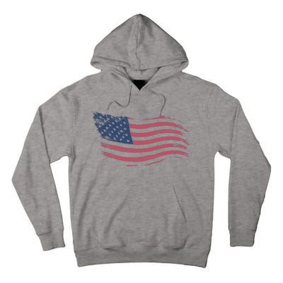 4th Of July Vintage USA Flag Tall Hoodie