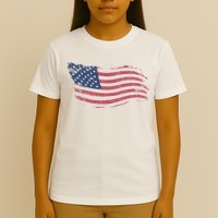 4th Of July Vintage USA Flag T-Shirt