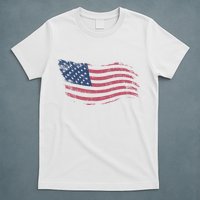 4th Of July Vintage USA Flag T-Shirt