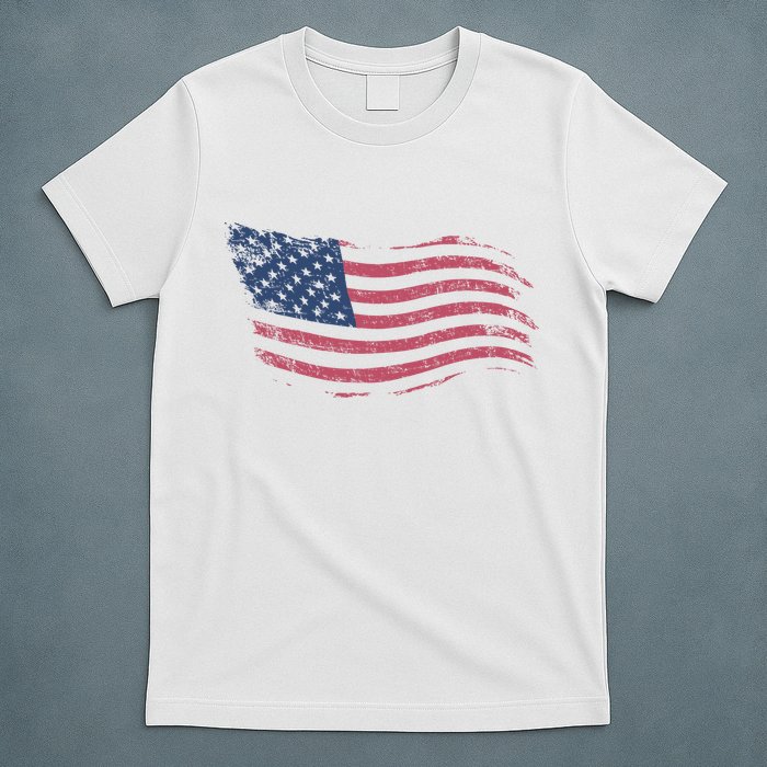 4th Of July Vintage USA Flag T-Shirt