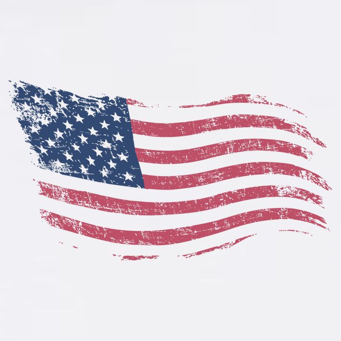 4th Of July Vintage USA Flag T-Shirt
