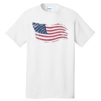 4th Of July Vintage USA Flag Tall T-Shirt