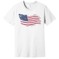 4th Of July Vintage USA Flag Premium T-Shirt