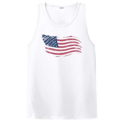 4th Of July Vintage USA Flag PosiCharge Competitor Tank