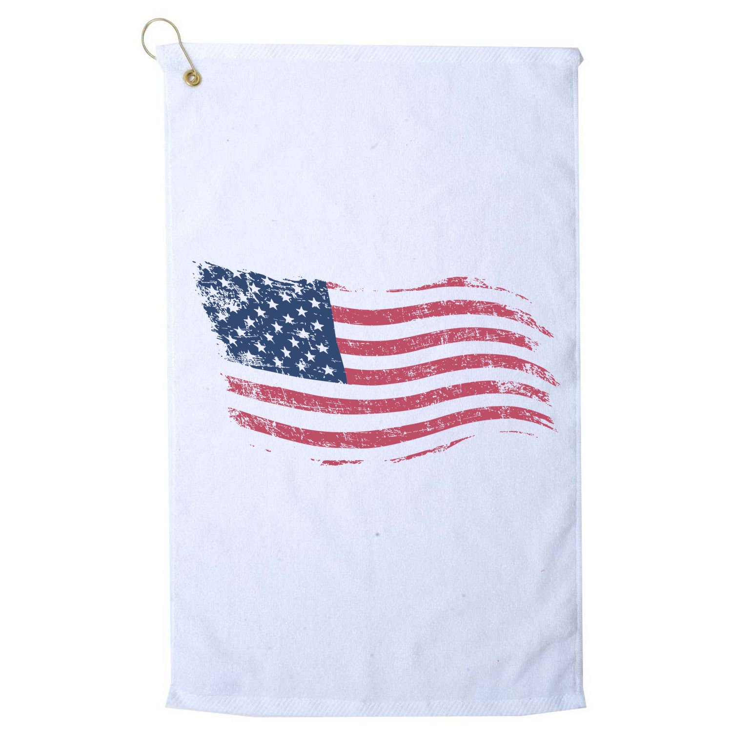 4th Of July Vintage USA Flag Golf Towel