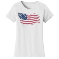 4th Of July Vintage USA Flag Women's T-Shirt