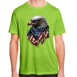 4th Of July Bald Eagle American US Flag Country 4th Of July Adult ChromaSoft Performance T-Shirt