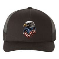 4th Of July Bald Eagle American US Flag Country 4th Of July Yupoong Adult 5-Panel Trucker Hat