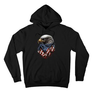 4th Of July Bald Eagle American US Flag Country 4th Of July Hoodie