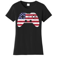 4th Of July Video Game Gamer Boy Men USA Women's T-Shirt