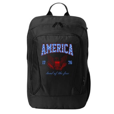 4th Of July Independence Day Land Of The Free City Backpack