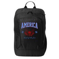 4th Of July Independence Day Land Of The Free City Backpack