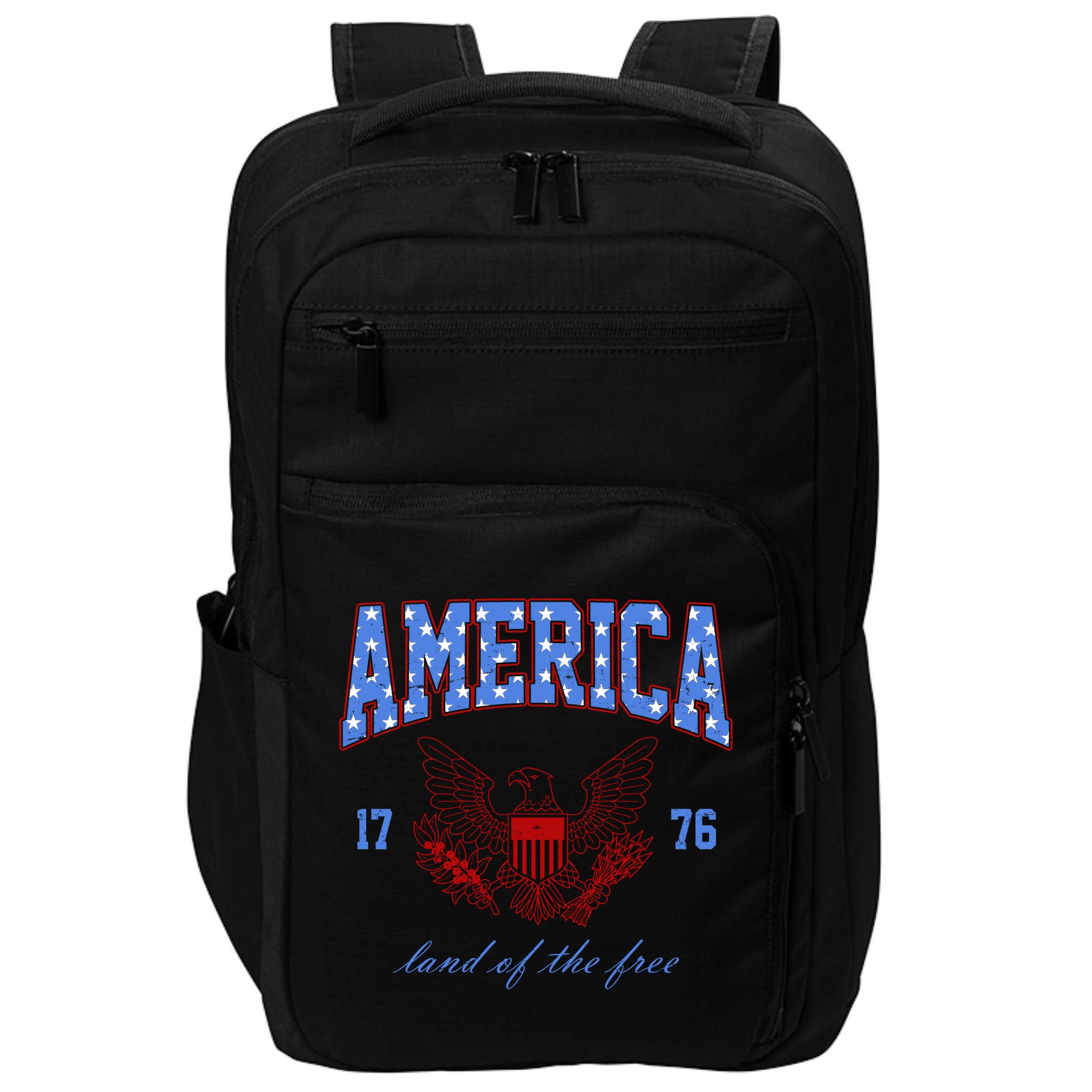 4th Of July Independence Day Land Of The Free Impact Tech Backpack