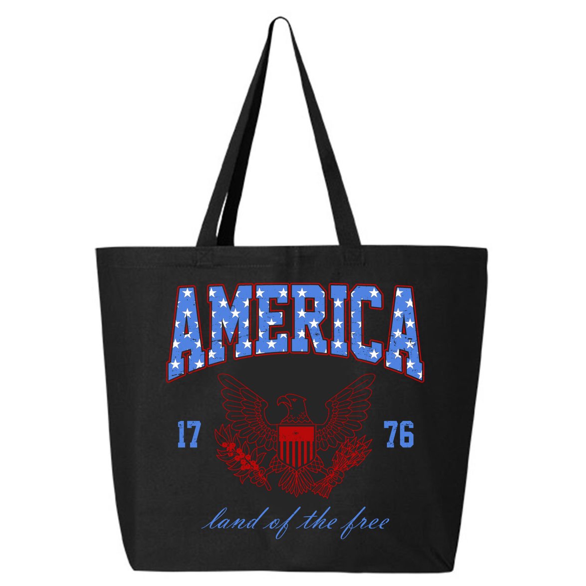 4th Of July Independence Day Land Of The Free 25L Jumbo Tote
