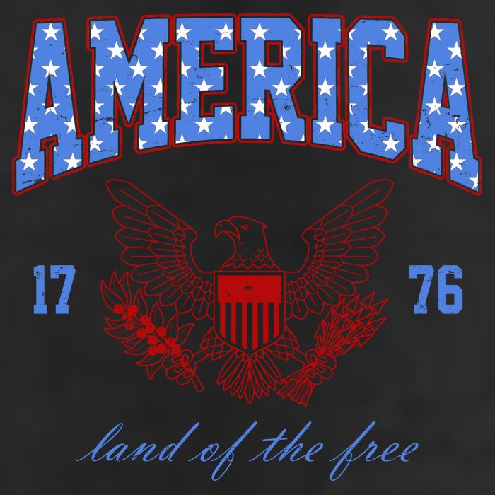 4th Of July Independence Day Land Of The Free 25L Jumbo Tote