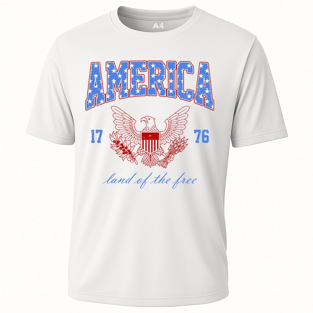 4th Of July Independence Day Land Of The Free Performance Shirt