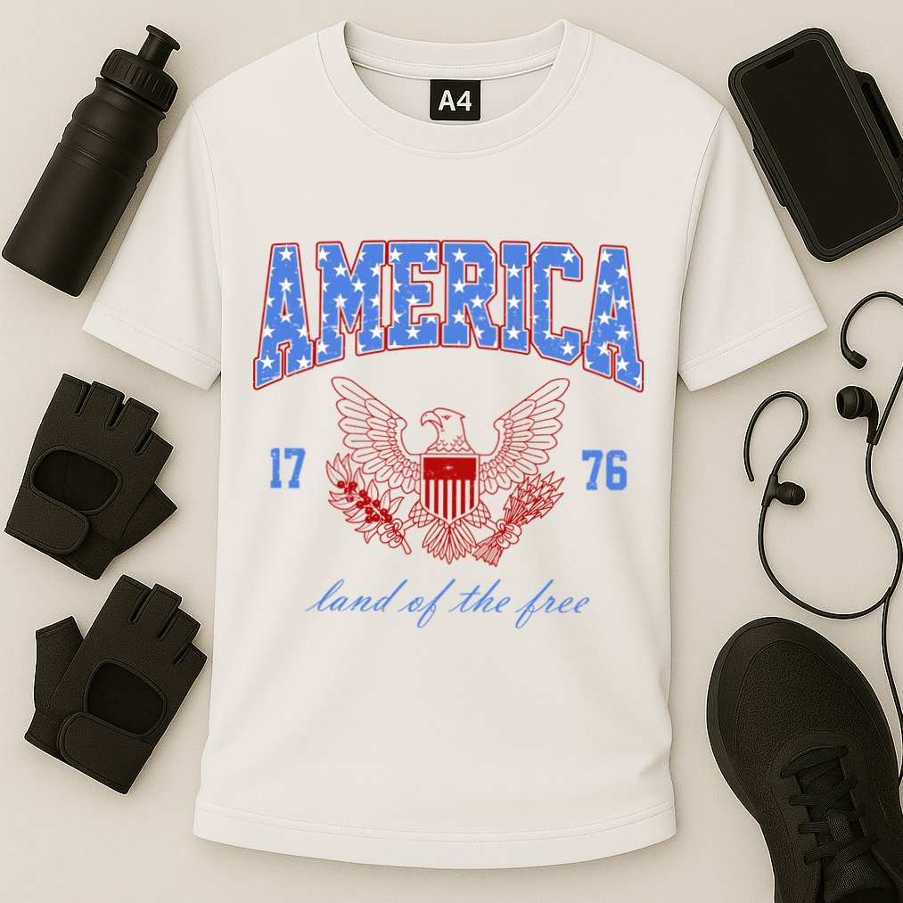 4th Of July Independence Day Land Of The Free Performance Shirt