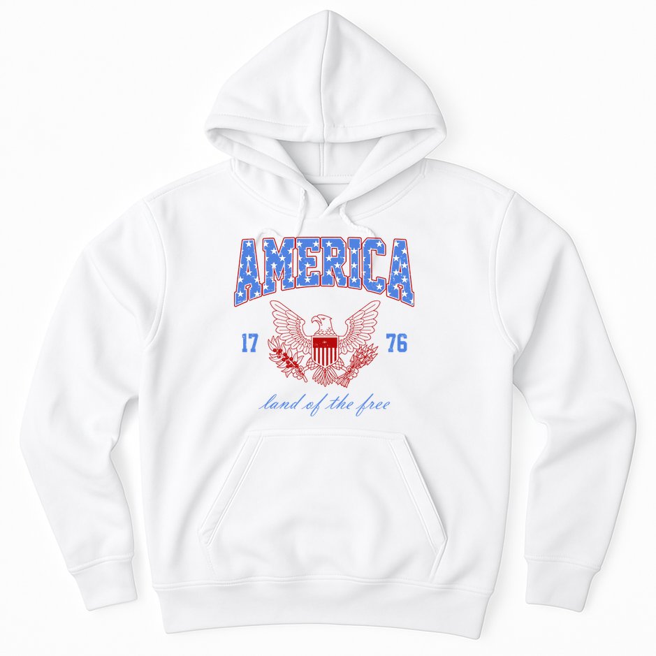 4th Of July Independence Day Land Of The Free Hoodie