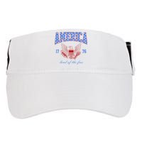 4th Of July Independence Day Land Of The Free Adult Drive Performance Visor