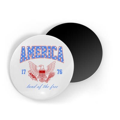 4th Of July Independence Day Land Of The Free Magnet
