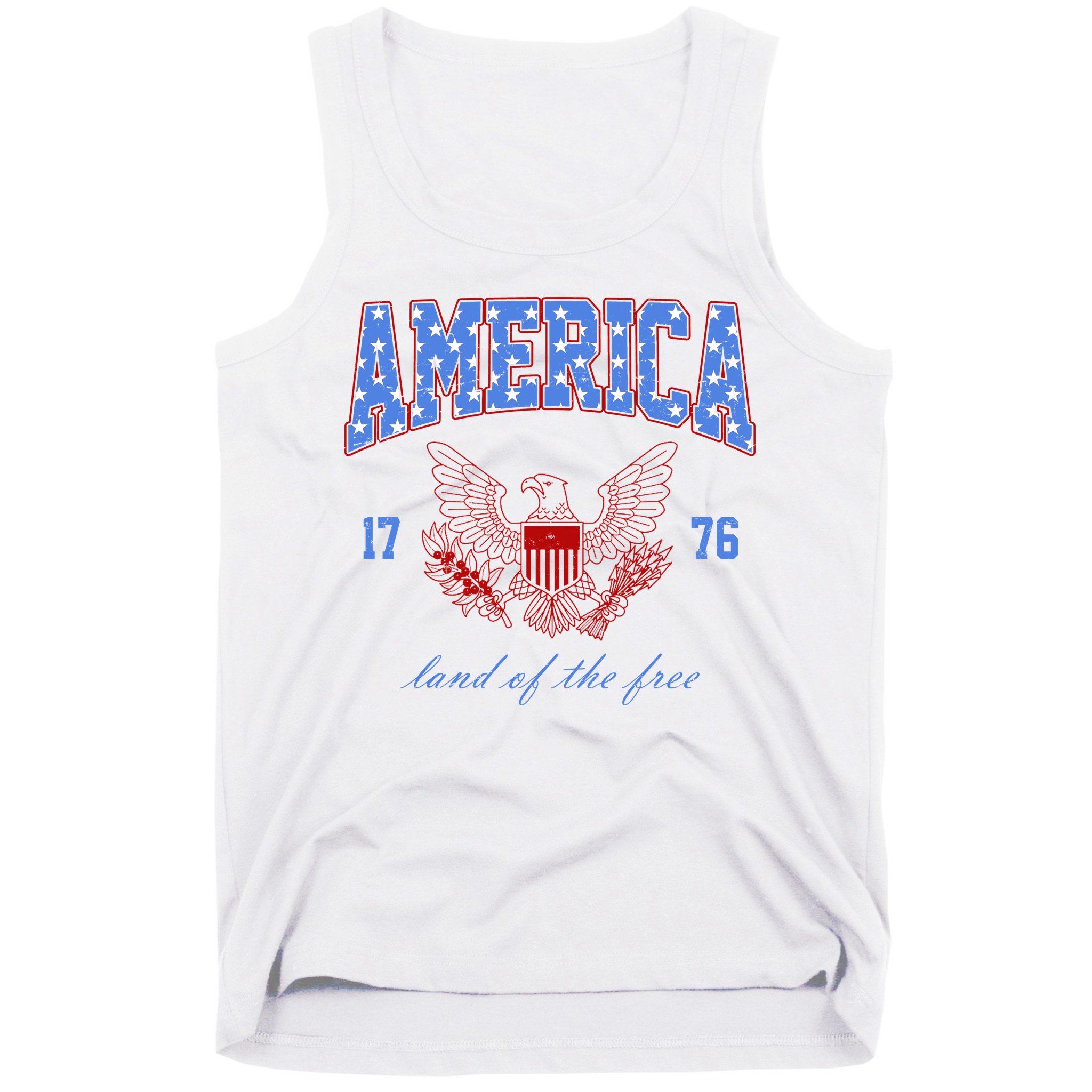 4th Of July Independence Day Land Of The Free Tank Top
