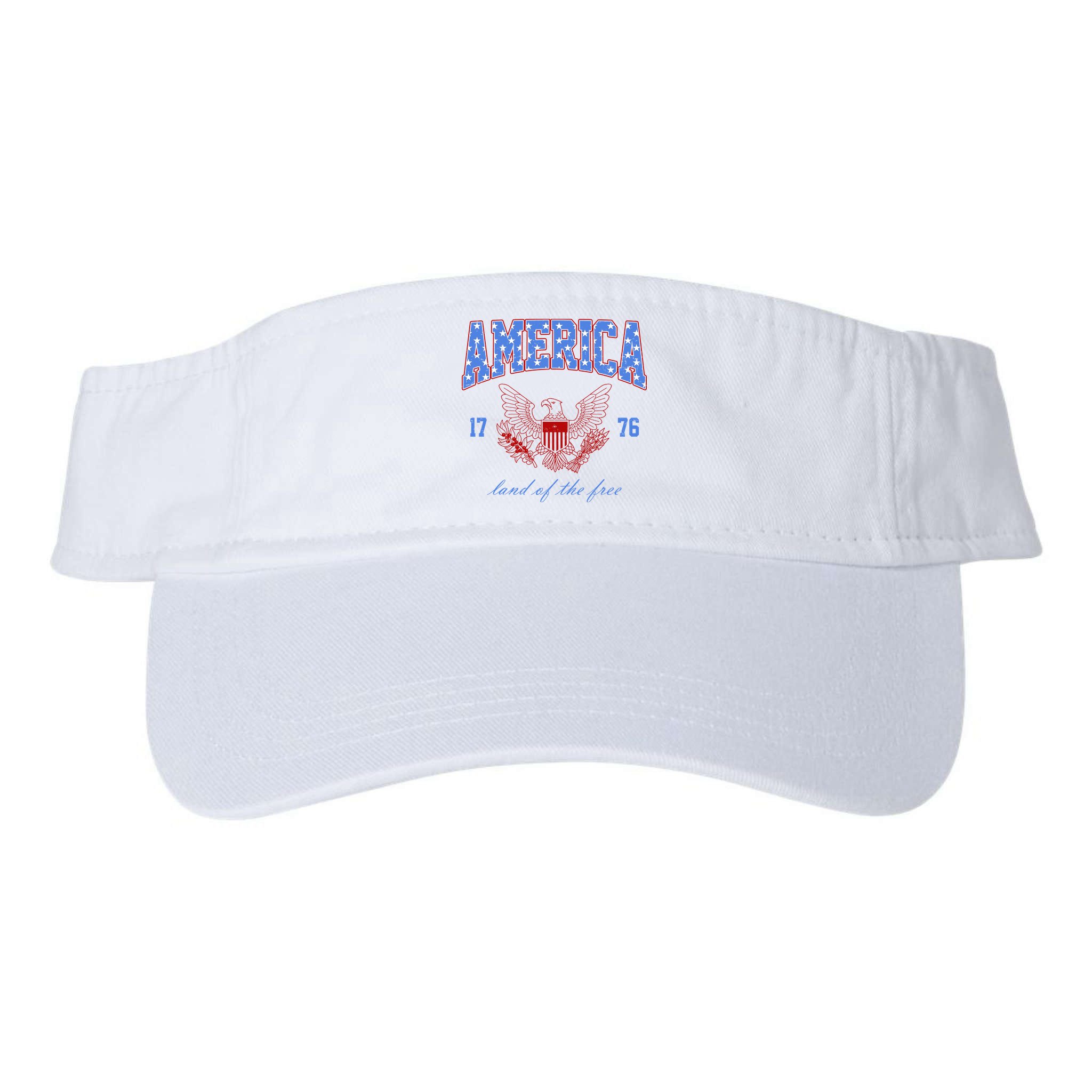 4th Of July Independence Day Land Of The Free Visor