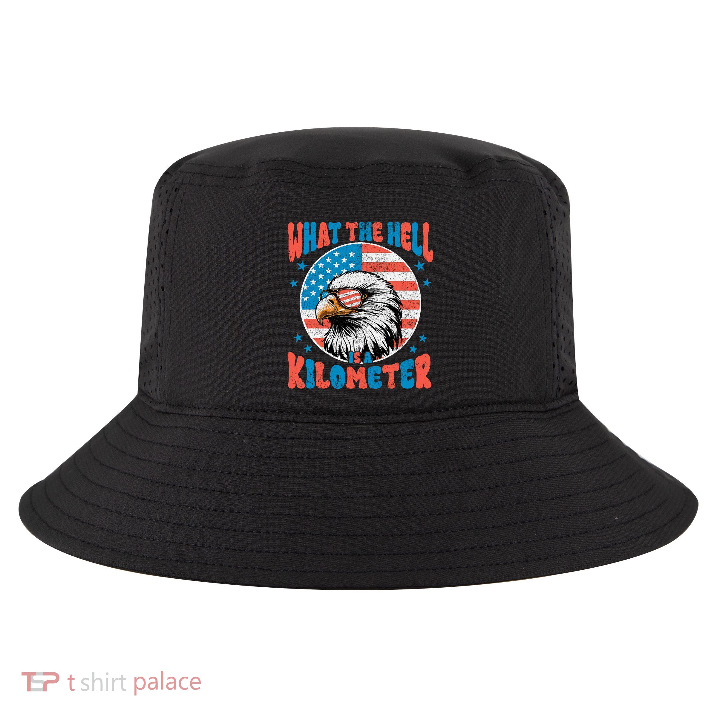 4th Of July What The Hell Is A Kilometer George Washington Cool Comfort Performance Bucket Hat