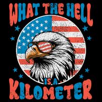 4th Of July What The Hell Is A Kilometer George Washington Sweatshirt