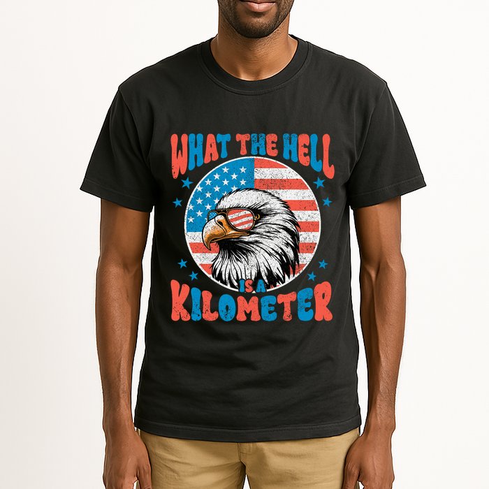 4th Of July What The Hell Is A Kilometer George Washington Tall T-Shirt
