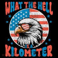 4th Of July What The Hell Is A Kilometer George Washington Backpack