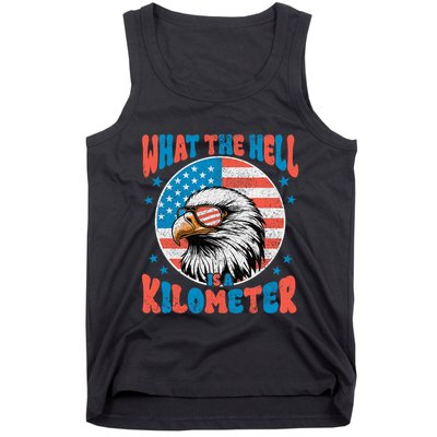 4th Of July What The Hell Is A Kilometer George Washington Tank Top