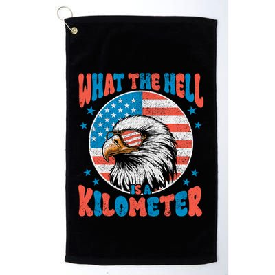 4th Of July What The Hell Is A Kilometer George Washington Golf Towel