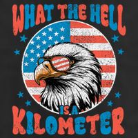 4th Of July What The Hell Is A Kilometer George Washington Golf Towel