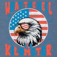 4th Of July What The Hell Is A Kilometer George Washington Garment-Dyed Sweatshirt