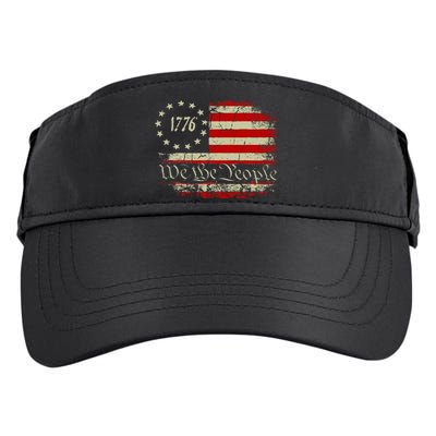 4th Of July We The People 1776 Usa Flag Adult Drive Performance Visor