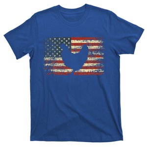 4th Of July Chicken Patriotic American Flag T-Shirt