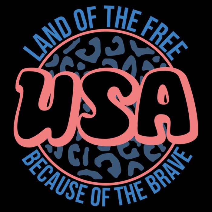 4th Of July Land Of The Free Because Of The Brave Usa Gift Flat Bill Trucker Hat