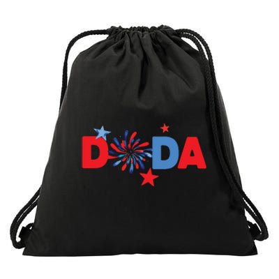 4th Of July Birthday Matching One Little Firecracker Drawstring Bag